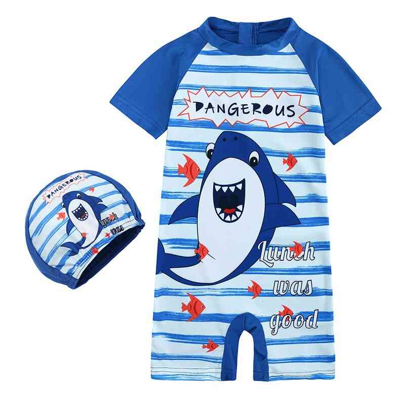 New Swimwear Cartoon Animal Beach Swimsuit Boy Girl Baby Swimsuit