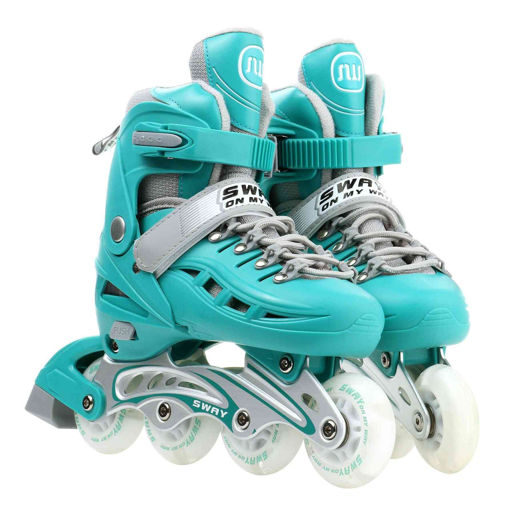 Adjustable Beginner Boy Inline Roller Skates Shoes