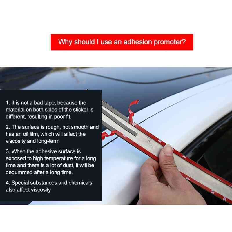 Primer Double Sided Adhesion Aid Glue Tape  Promoter Auto Car Accessories