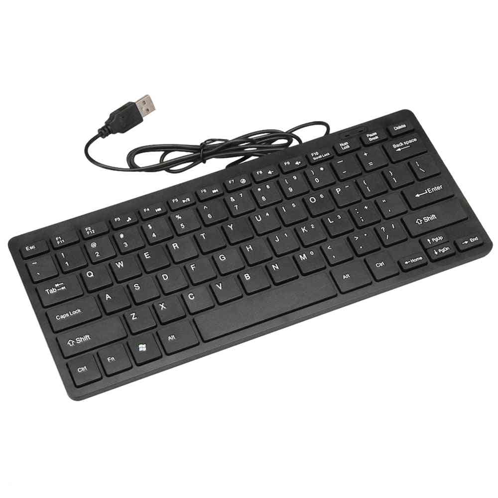 Ultra-thin Quiet Multimedia Usb Keyboard